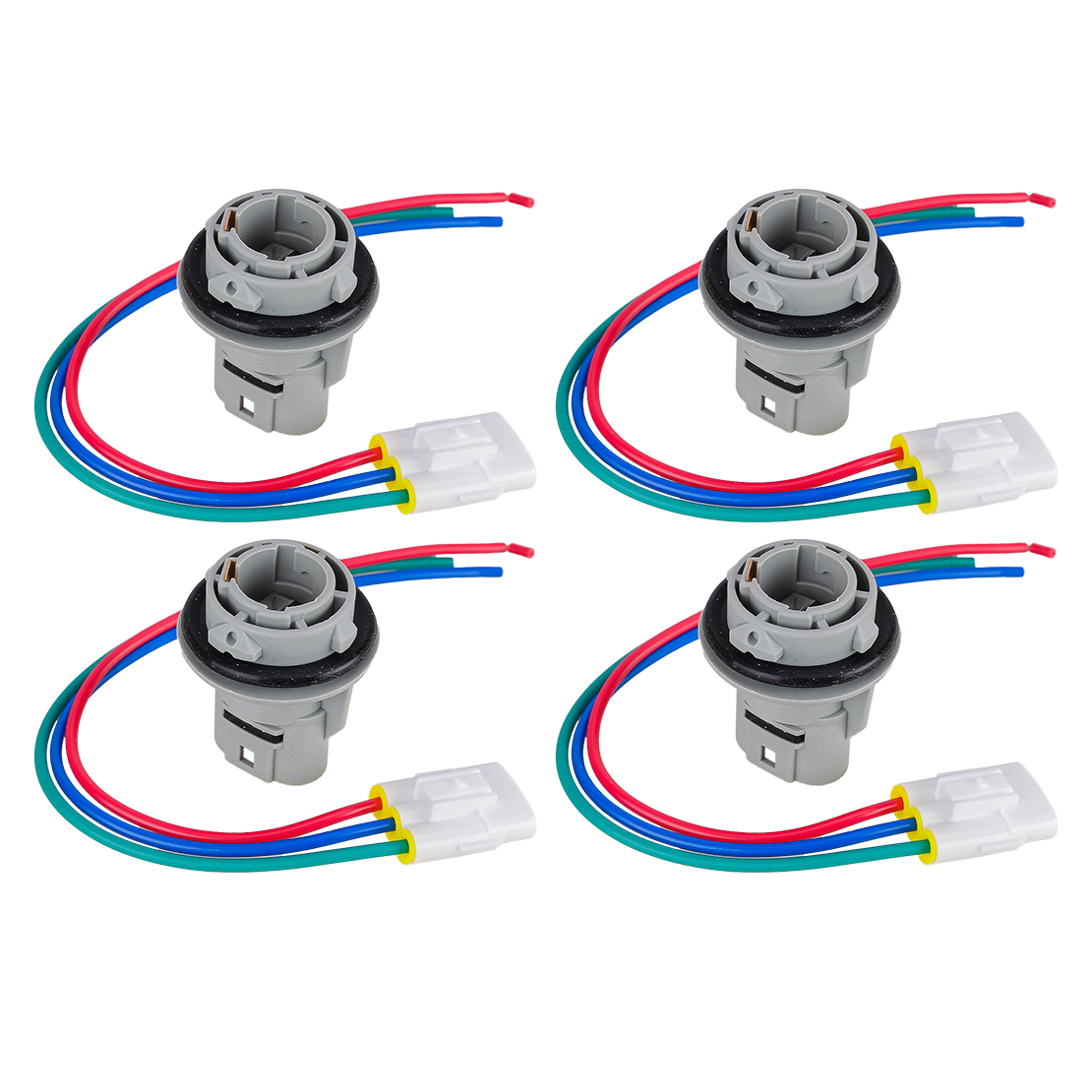 4x H4 Scheinwerfer Kabelbaum Adapter - 3-polig 15cm Für Auto Beleuchtung Reparatur