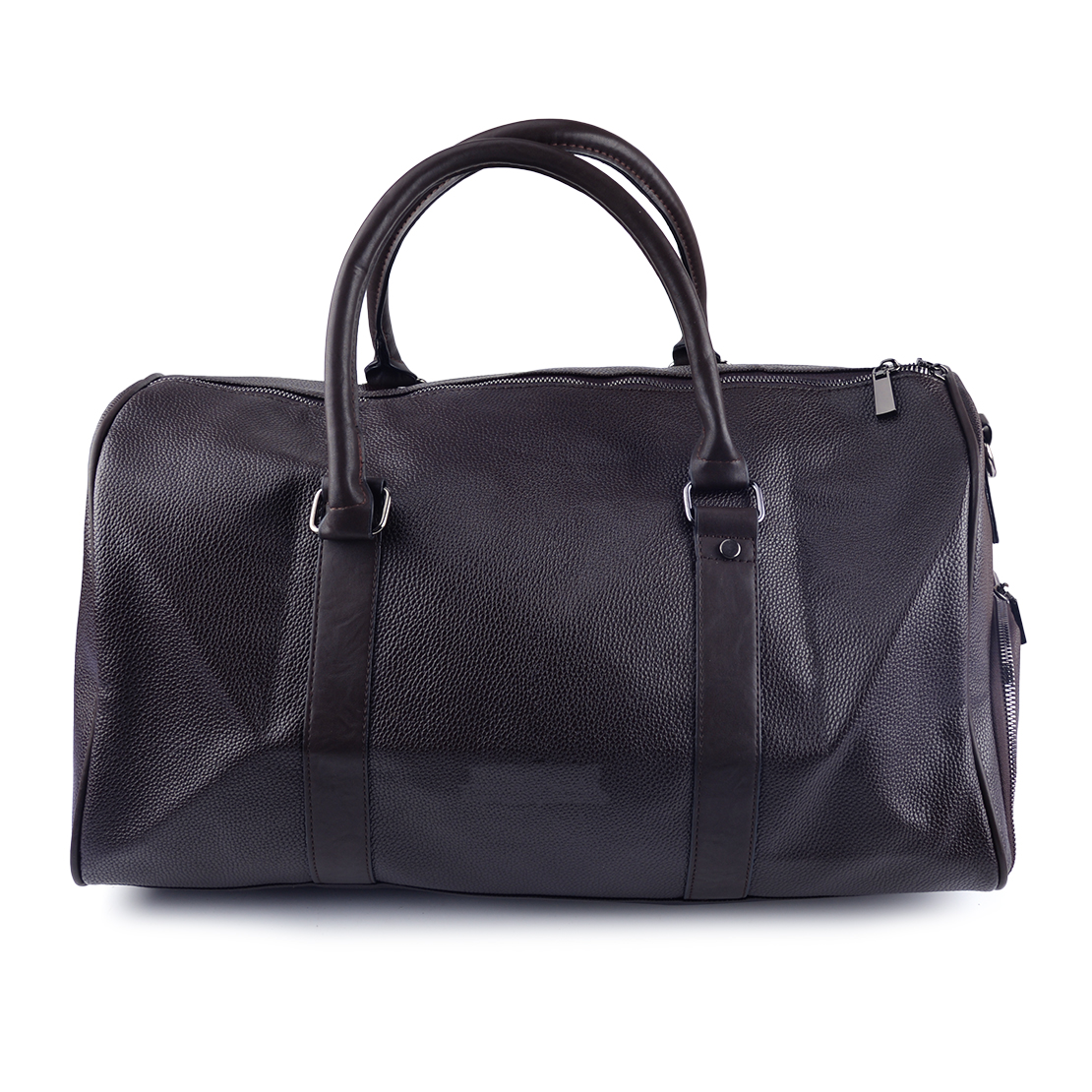 Herren große Leder Gym Duffel Bag über Nacht Weekend Reise weiche Handtasche - Bild 8 von 8