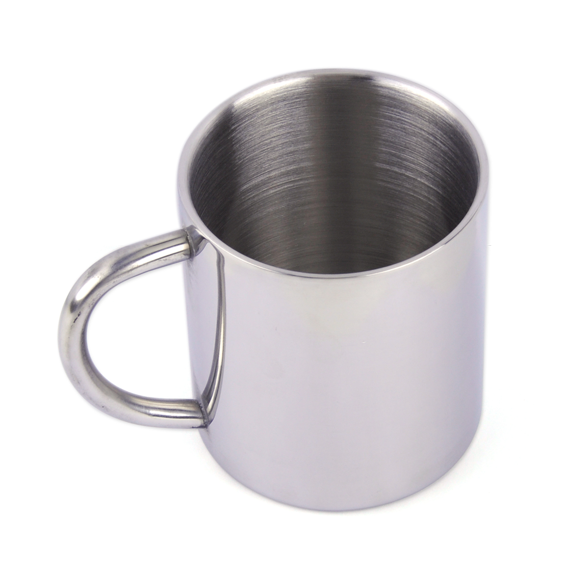 220-400ml Edelstahl Kaffee Tasse Becher Camping Becher Doppelstock Bilayer Cup - Bild 5 von 6