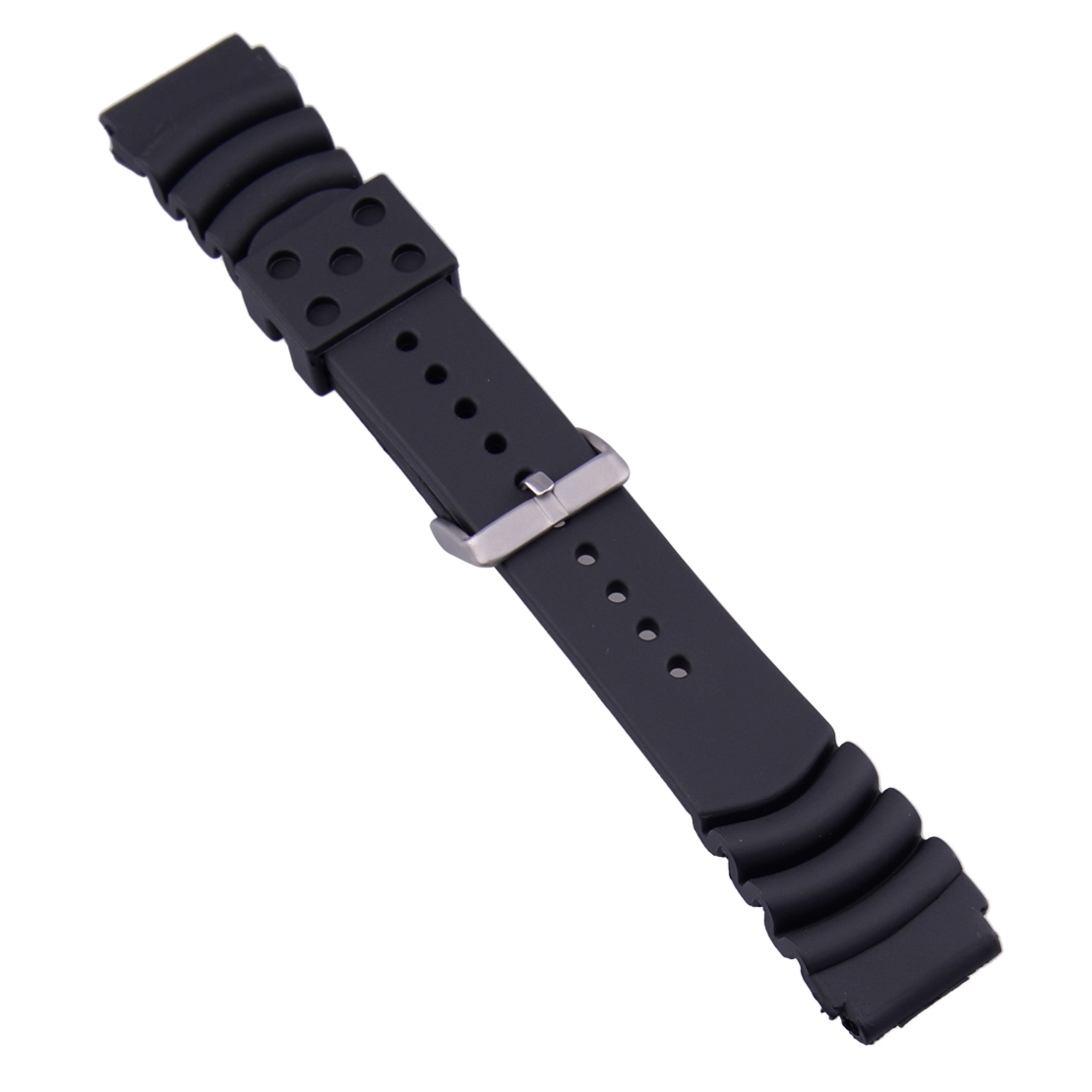 Original FKM Gummi Waffel Uhrenarmband Band Retro Taucher
