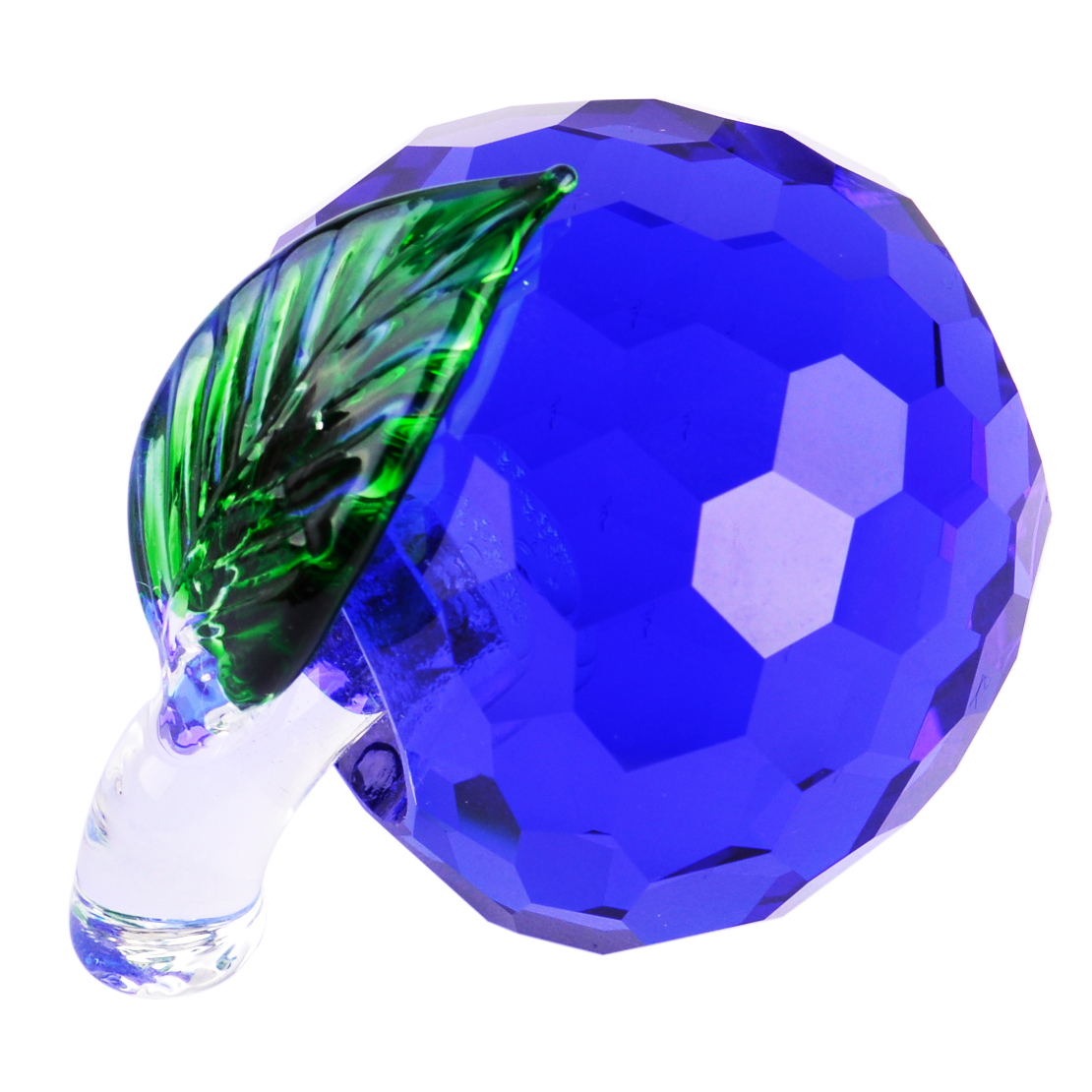 3D Kristall Apfel Dekorglas Glasfigur Dekoration Briefbeschwerer Geschenk Dekor 